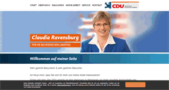 Desktop Screenshot of claudia-ravensburg.de